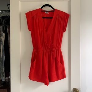Red babaton romper
